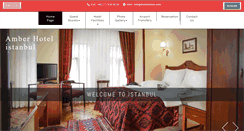 Desktop Screenshot of hotelamber.com